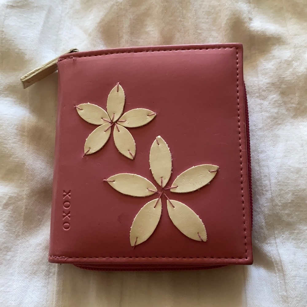 Pink Flower Wallet